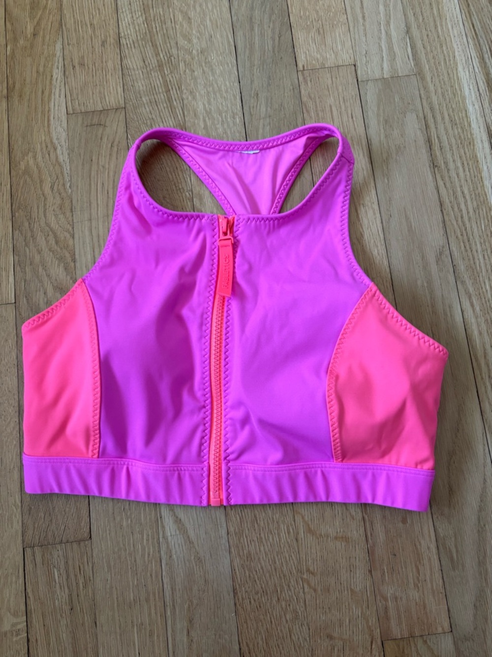 Fabletics High Tide Zip Bikini Top
